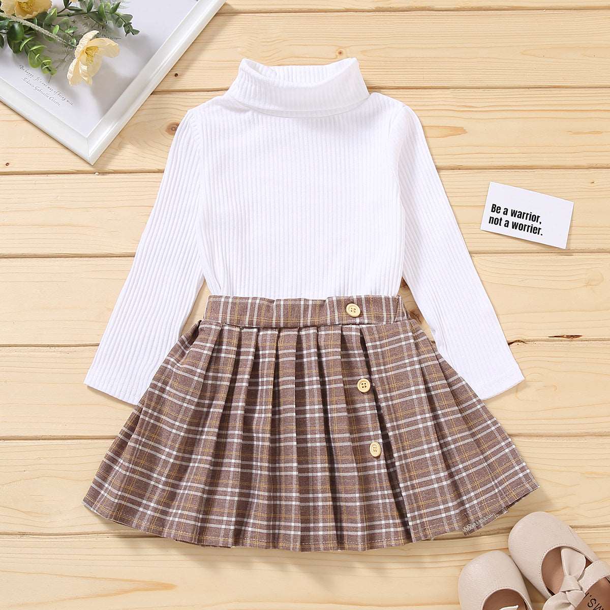 Kids Fall Skirts And Turtleneck Outfit Kids clothes