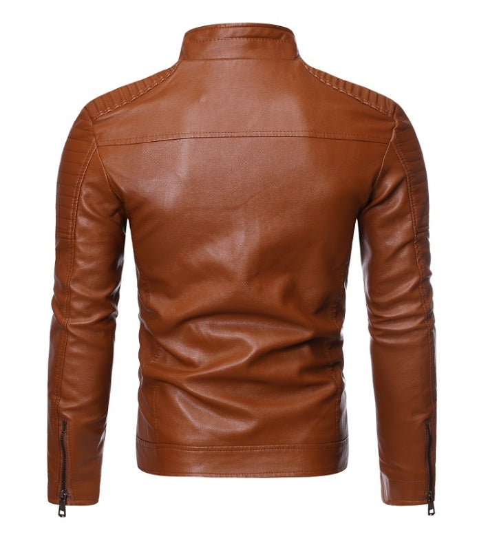 Zip decorative motorcycle jacket apparel & accessories