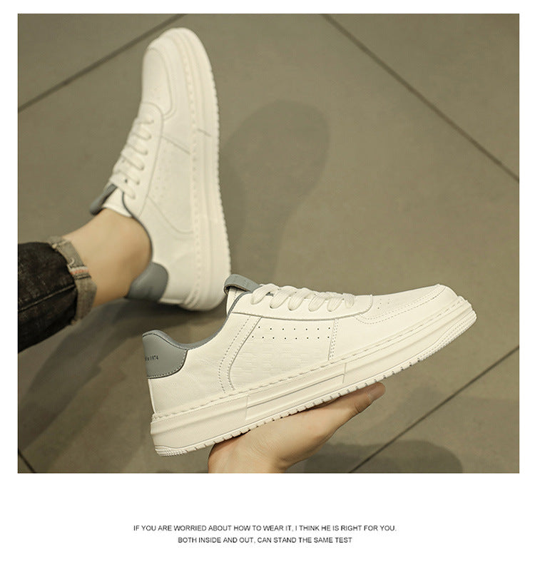 Men's Summer Breathable Casual Leather Shoes Shoes & Bags