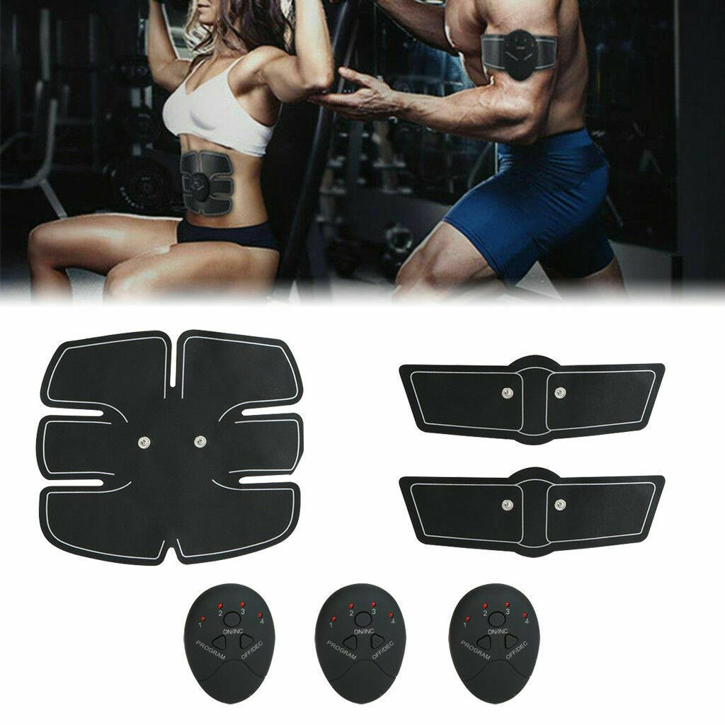 Electric Muscle Toner Machine ABS Toning Belt Simulation Fat Burner Belly Shaper fitness & sports