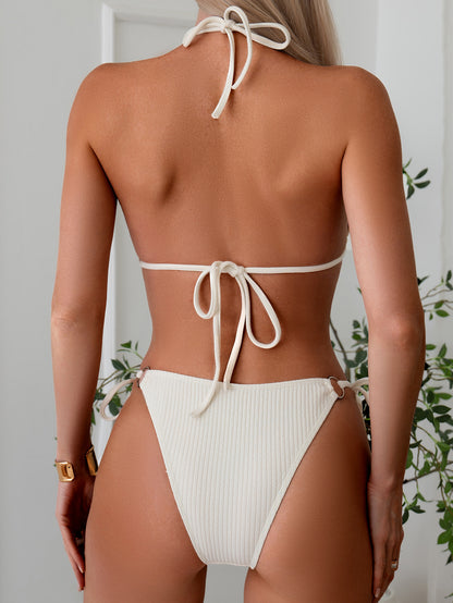 Sexy Bikini Set Summer Side Tie Thong Bandage Style Swimsuit Womens Clothing apparel & accessories