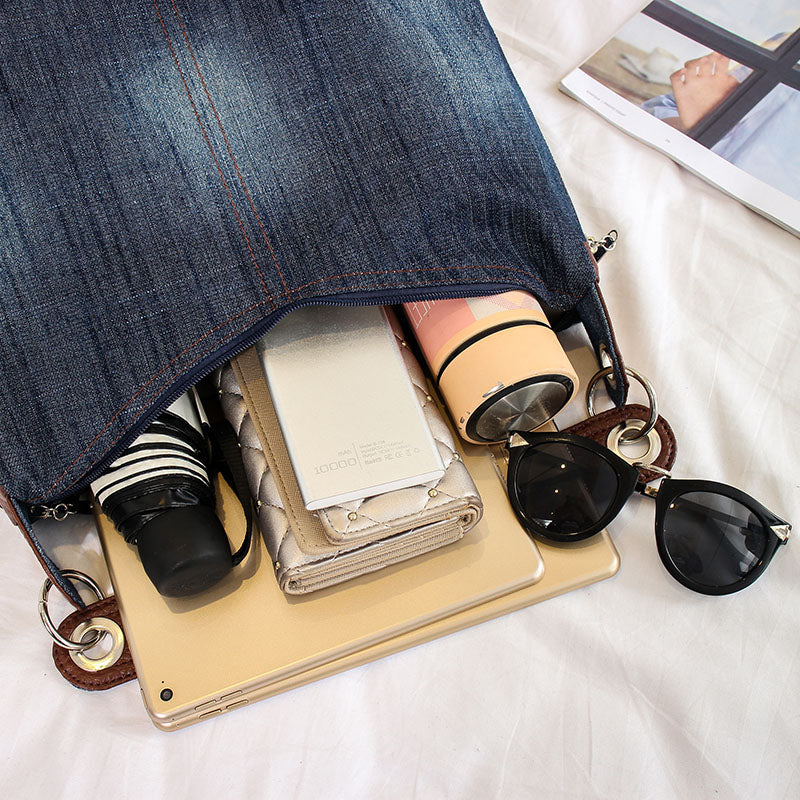 Denim Shoulder Bag apparel & accessories