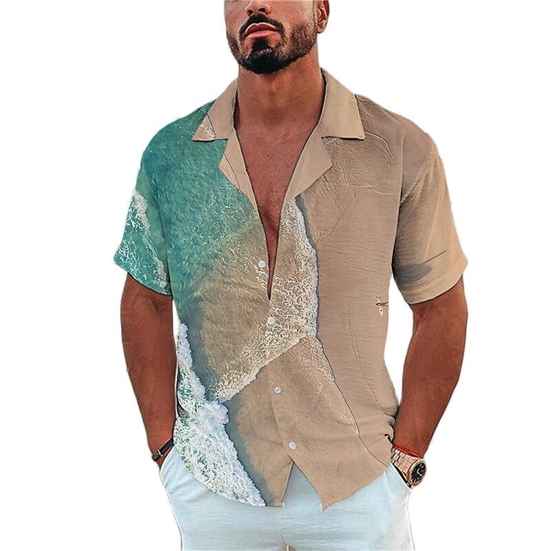 Men's Shirt Marine Organism Print apparel & accessories