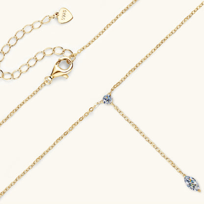 Moissanite 925 Sterling Silver Necklace apparel & accessories