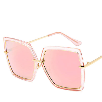 Reflective metal men and women retro sunglasses apparels & accessories