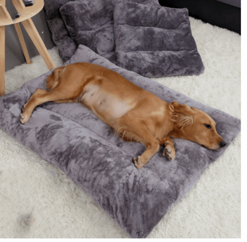 Long Warm Dog Bed Quilted Base Pet bed