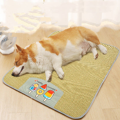 Pet Mat Ice Cool Grass Mat Dog's Nest  Pet Products Pet Products