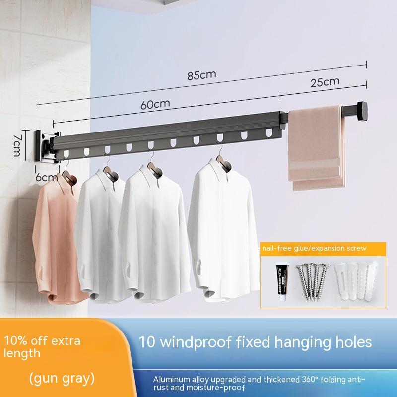 Suction Cup Folding Clothes Hanger Gadgets