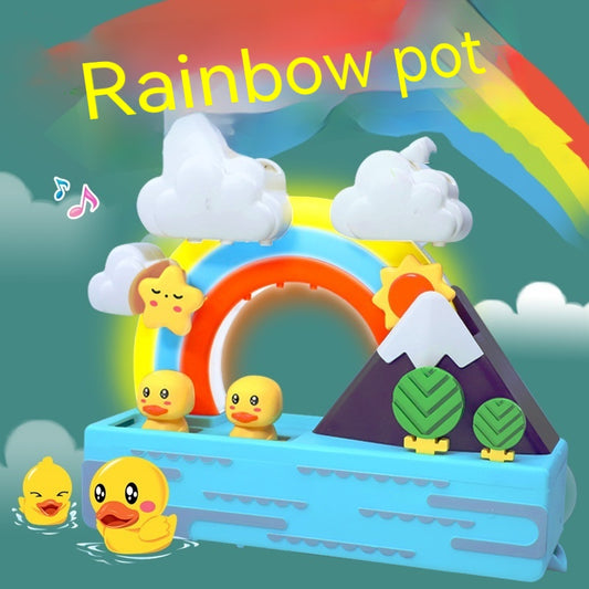 Children's Rainbow Little Duck Water Toys HOME