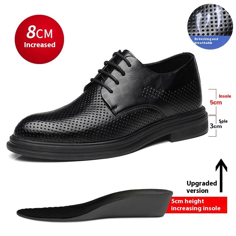 Height Increasing Insole Calf Leather Shoes Shoes & Bags