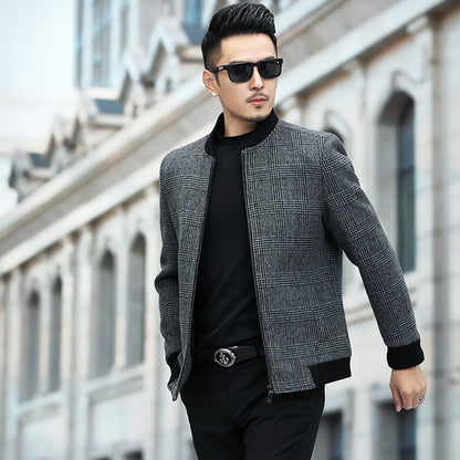 Autumn And Winter Fashion Men's Woolen Jacket apparels & accessories