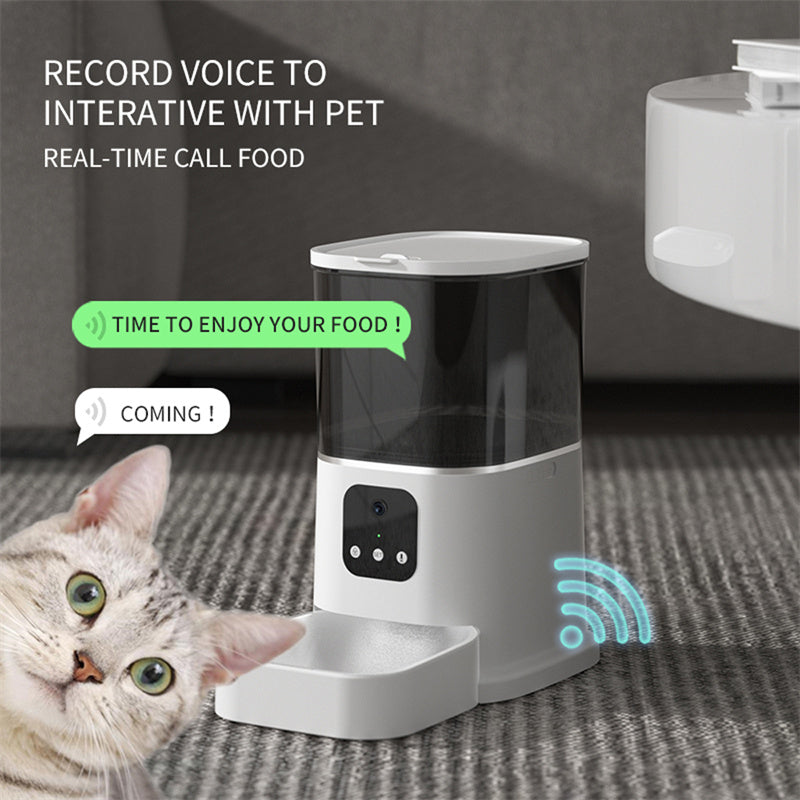 Pet Automatic Feeder Large Capacity Smart Voice Recorder pet feeder