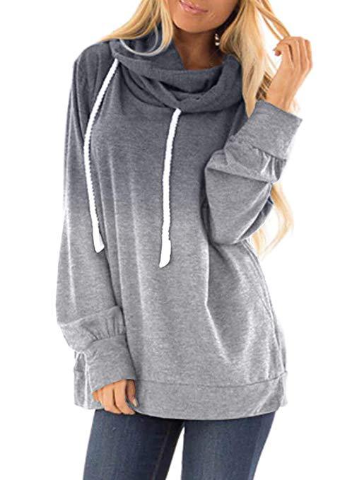 Two-colored fashion hoodies for women 0