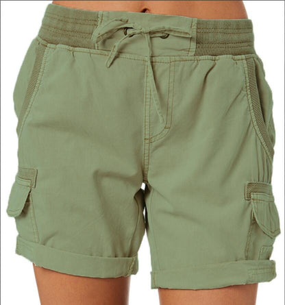 Women's Casual High Waist Cargo Shorts apparel & accessories