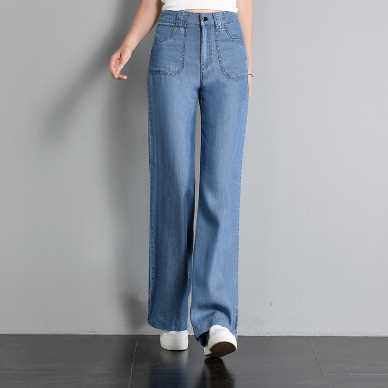 High-rise tencel jeans apparel & accessories