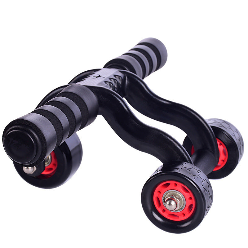 Three-wheel abdominal wheel fitness & sports