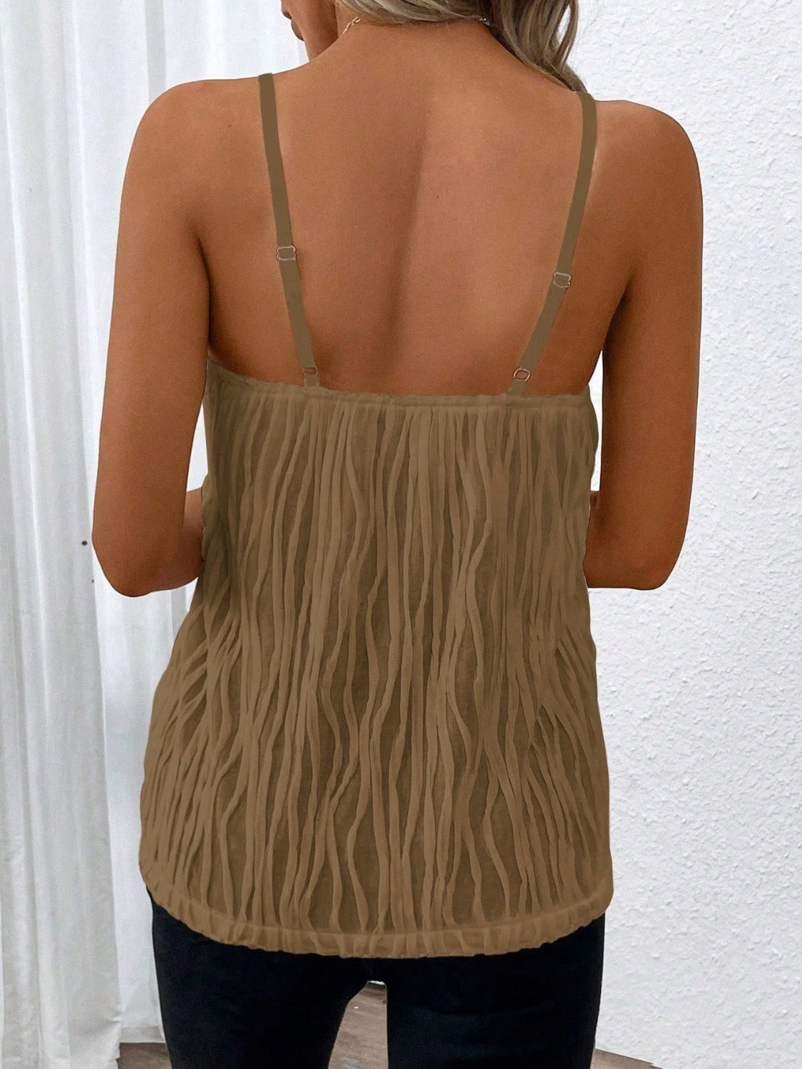 Textured V-Neck Cami apparel & accessories