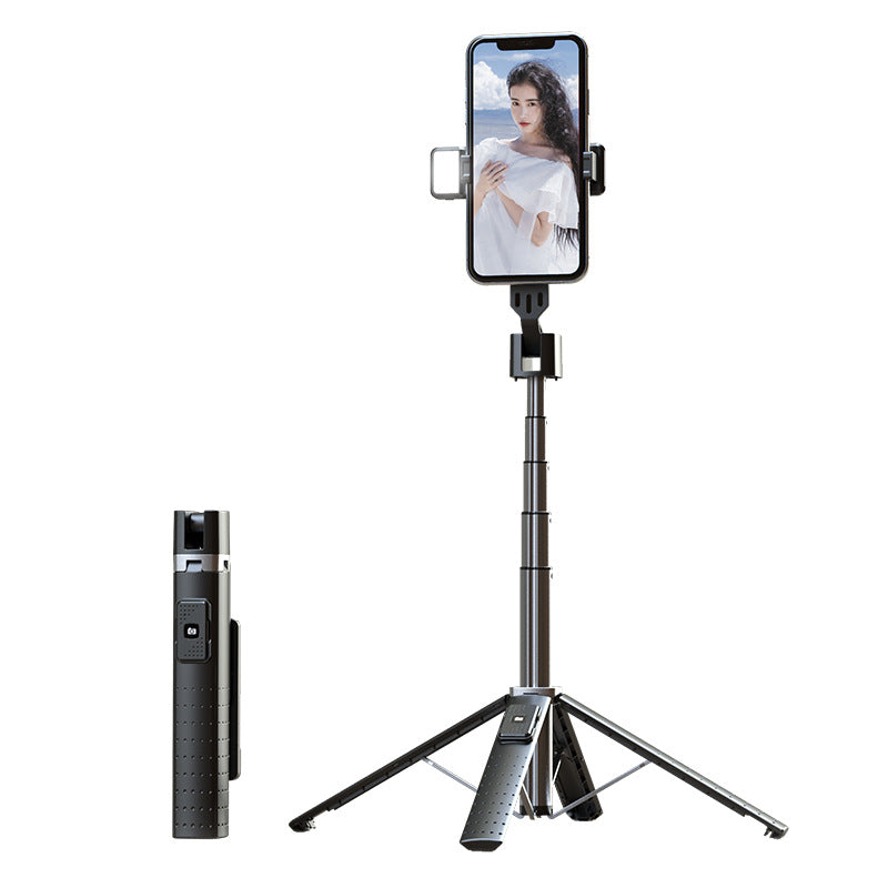 Quadrupod Double Fill Light Mobile Phone Bluetooth Selfie Stick HOME