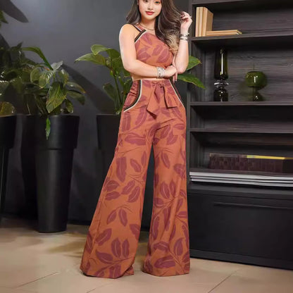 Women's Fashion Printing Contrast Color Casual Suit apparel & accessories