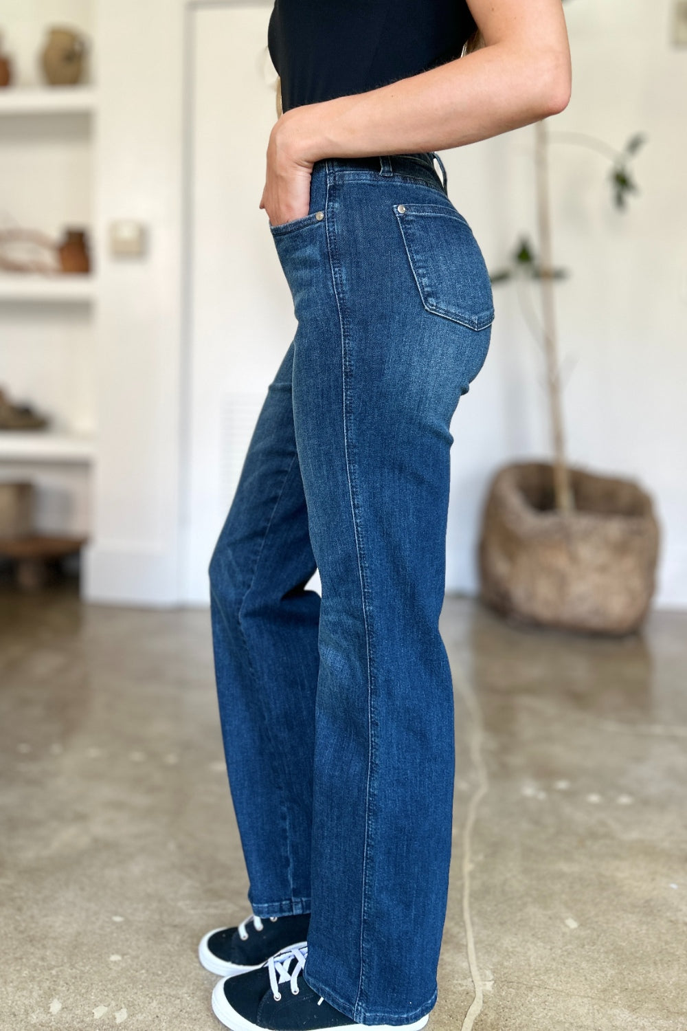 Judy Blue Tummy Control Straight Jeans Bottom wear