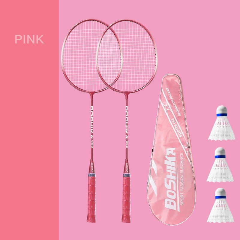 Badminton Racket For Beginners Children Set Iron Alloy A fitness & sports