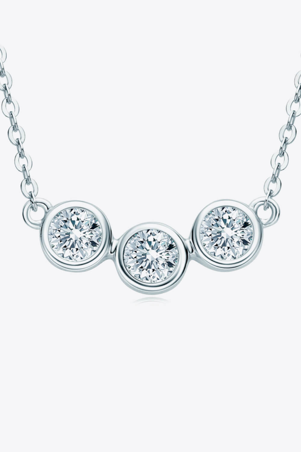 Find Your Center Moissanite Necklace apparel & accessories
