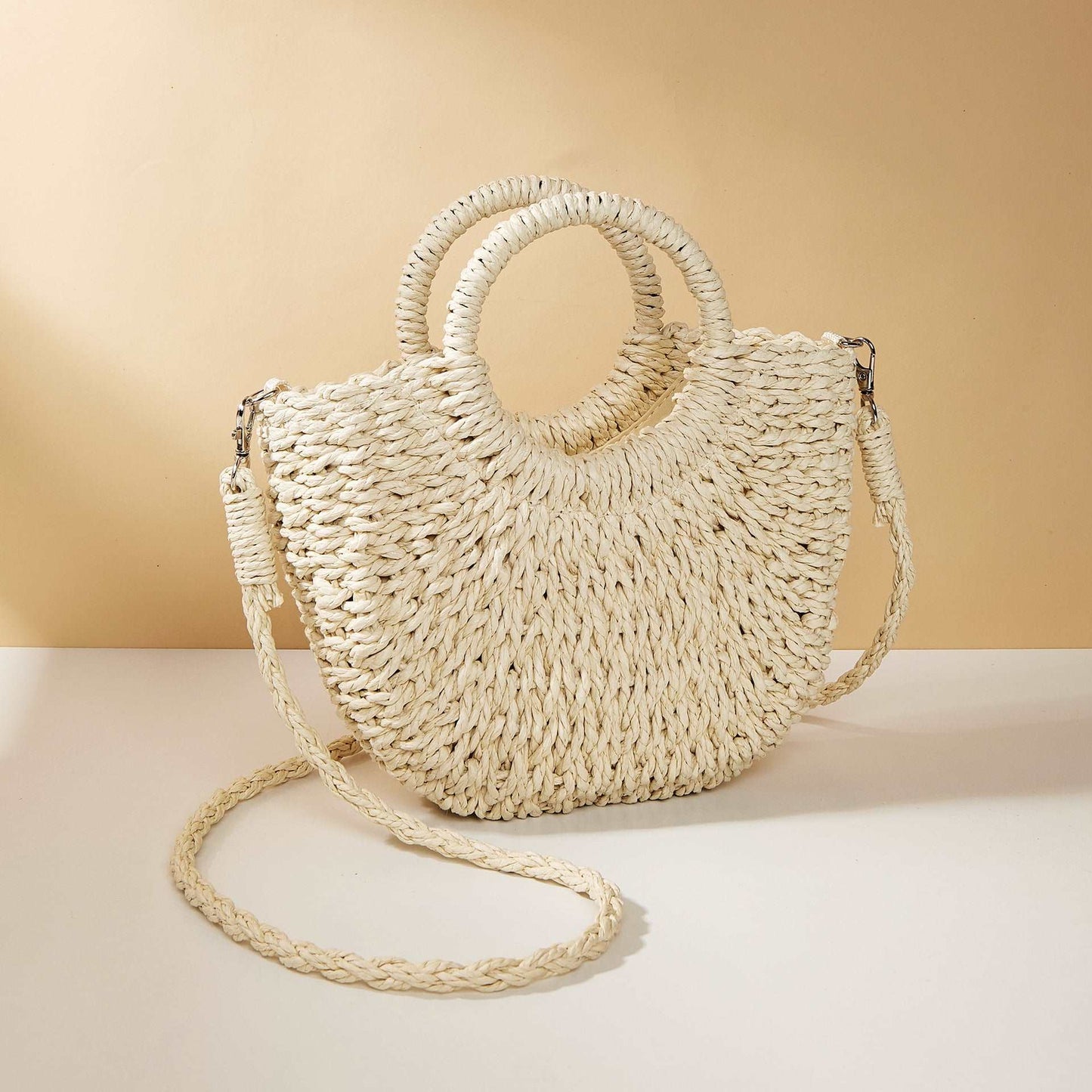 All-match straw Beach Bag One-shoulder Crossbody Shoes & Bags