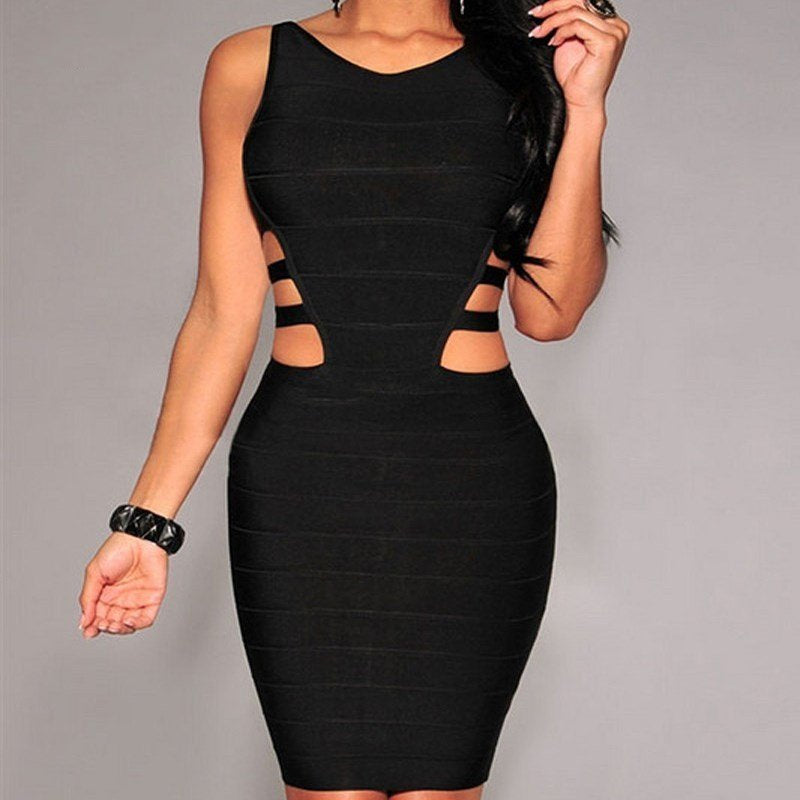 Bandage Dresses For Women Black Sexy Sleeveless apparels & accessories