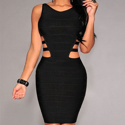 Bandage Dresses For Women Black Sexy Sleeveless apparels & accessories