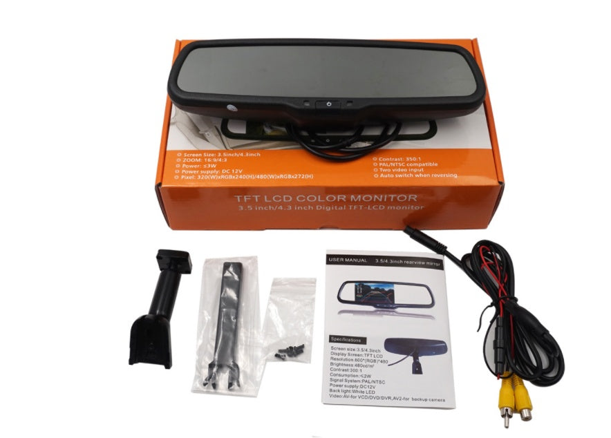 4.3 inch monitor with auto-dimming rearview mirror Gadgets