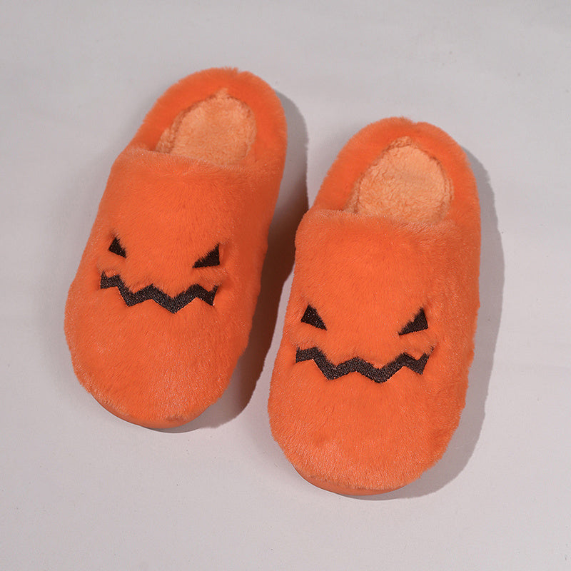 Cute Halloween Pumpkin Slippers halloween