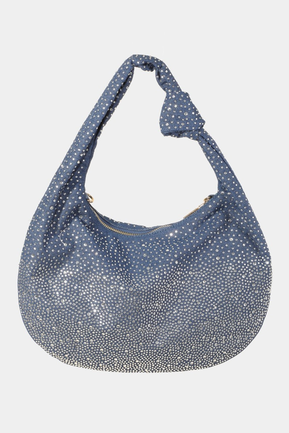 Fame Rhinestone Studded Handbag apparel & accessories
