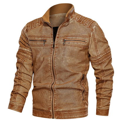 Men's vintage leather jacket apparels & accessories