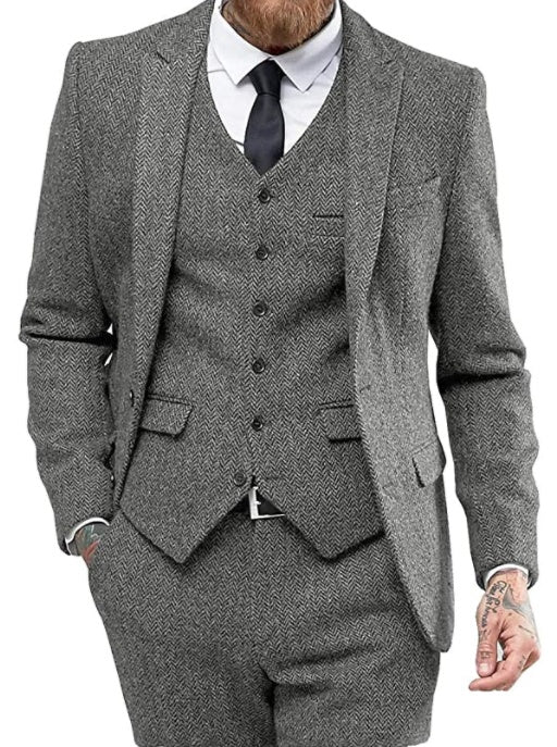 Men's suit three-piece suit T-Shirt