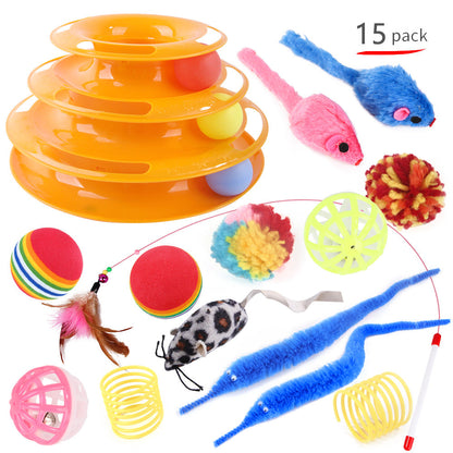 Pet Cat Self-help Turntable Toy Set Pet Products