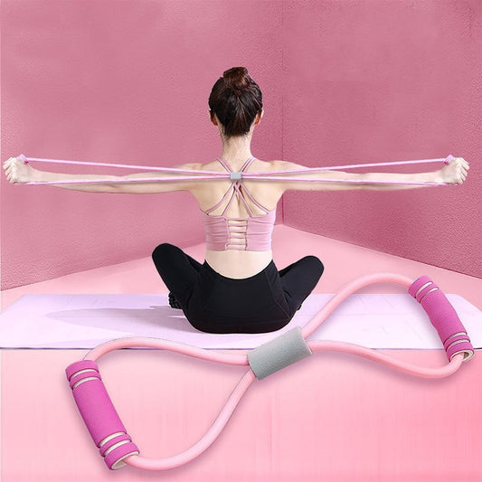 Eight-Shaped Elastic Rope Stretch Belt Exercise Arm Fitness Equipment fitness & sports