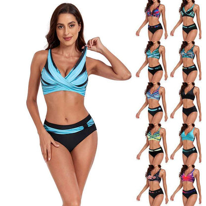 Beach Split Swimsuit Summer Lady Sexy Halter Bikini Accessories for women