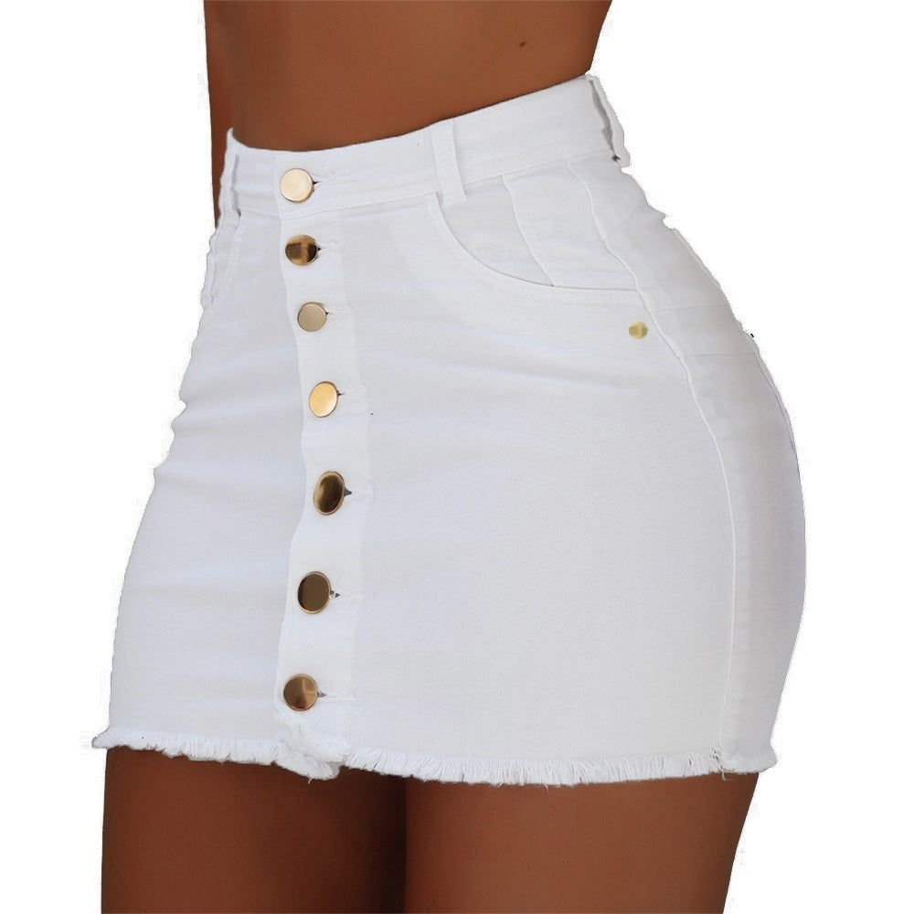 Pocket denim skirt apparel & accessories