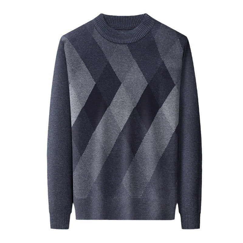 Men's Half-high Collar Sweater Pullover Keep Warm T-Shirt