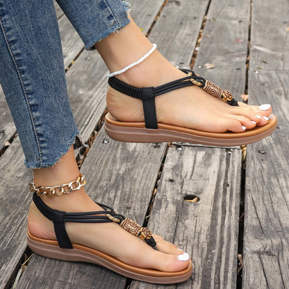 Women's Flat Sandals Summer Thong Roman Shoes Shoes & Bags