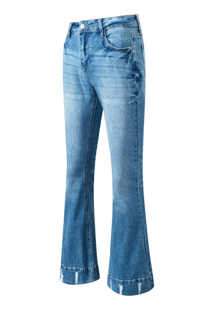 Cat's Whisker Bootcut Jeans with Pockets Bottom wear