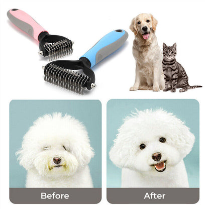 Grooming Brush For Pet Dog Cat De-shedding Tool 5