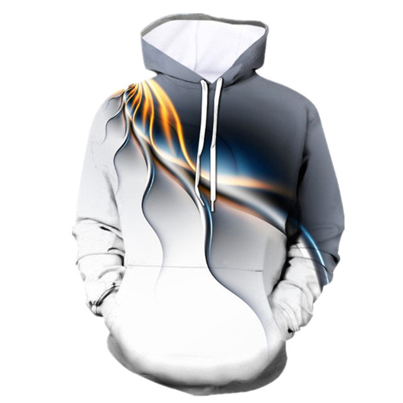 Color Lightning Peripheral Series 3D Digital Printing Sweater apparels & accessories