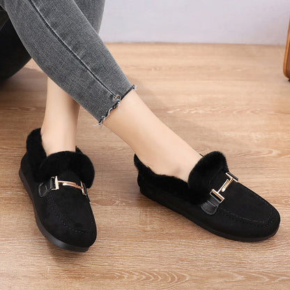 Fleece-lined Lamb Wool Casual Shoes Shoes & Bags