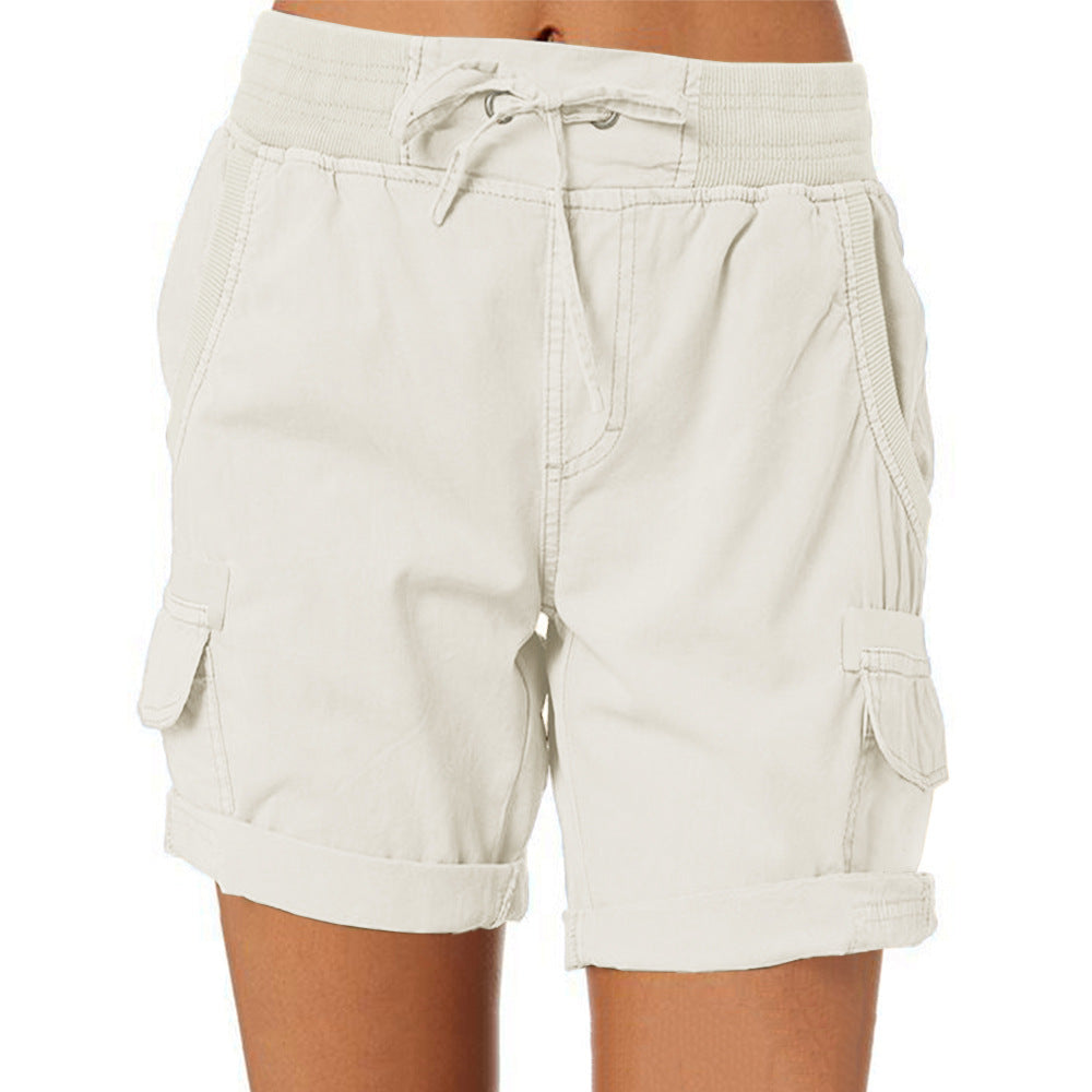 Women's Casual High Waist Cargo Shorts apparel & accessories