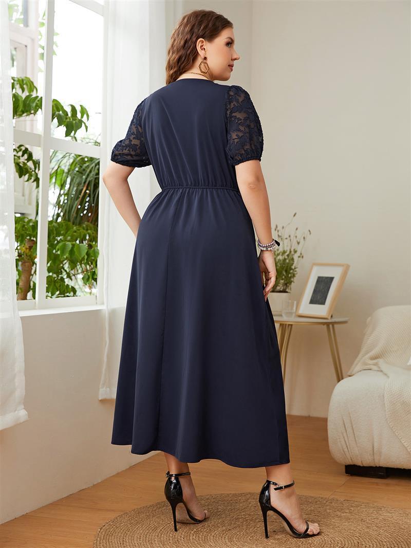 Black Fashion Personality Plus Size Women's Dress Dresses & Tops