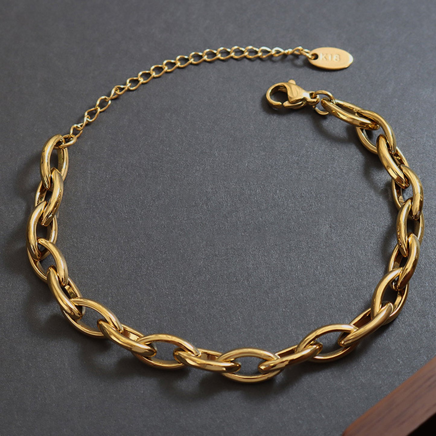 Titanium Steel Chain Bracelet apparel & accessories
