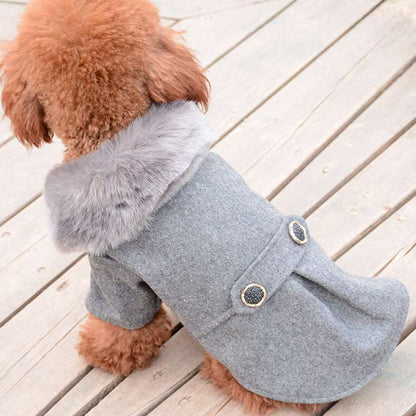 Pet Solid Color Autumn Winter Coat pet cloths