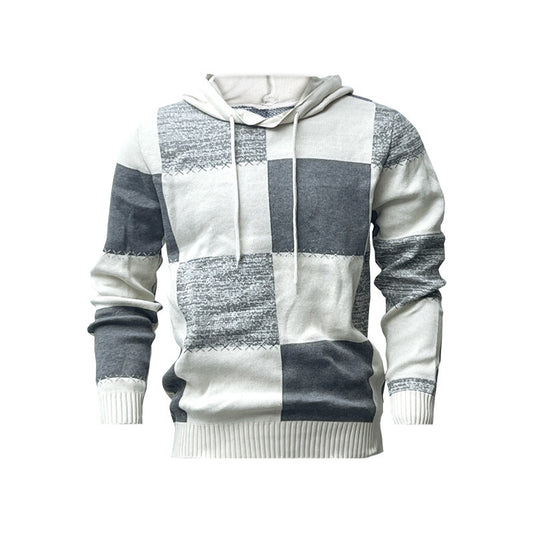 Loose Casual Hooded Pullover Sweater men's clothing