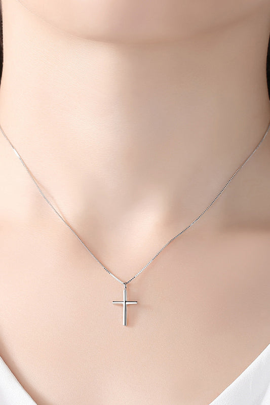 Cross Pendant 925 Sterling Silver Necklace apparel & accessories